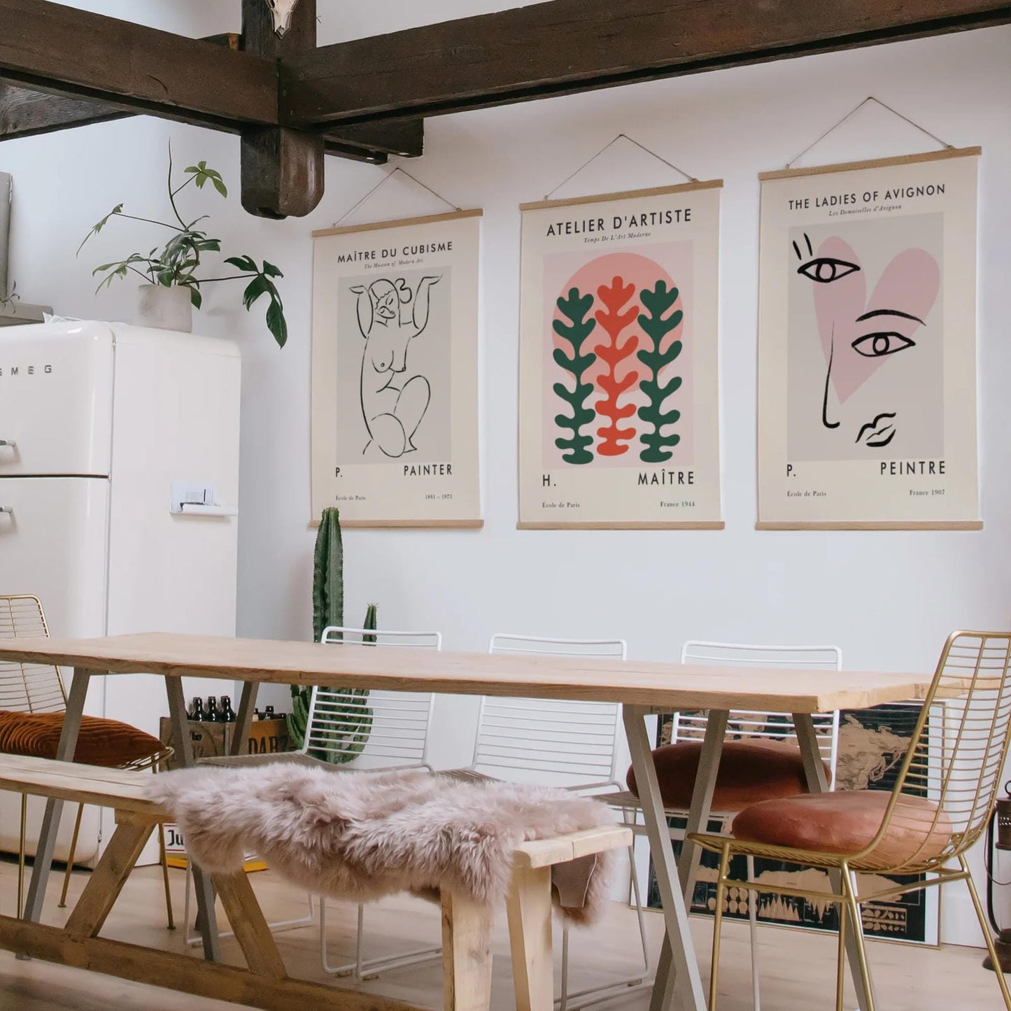 Set of 3 Matching Exhibition Posters
