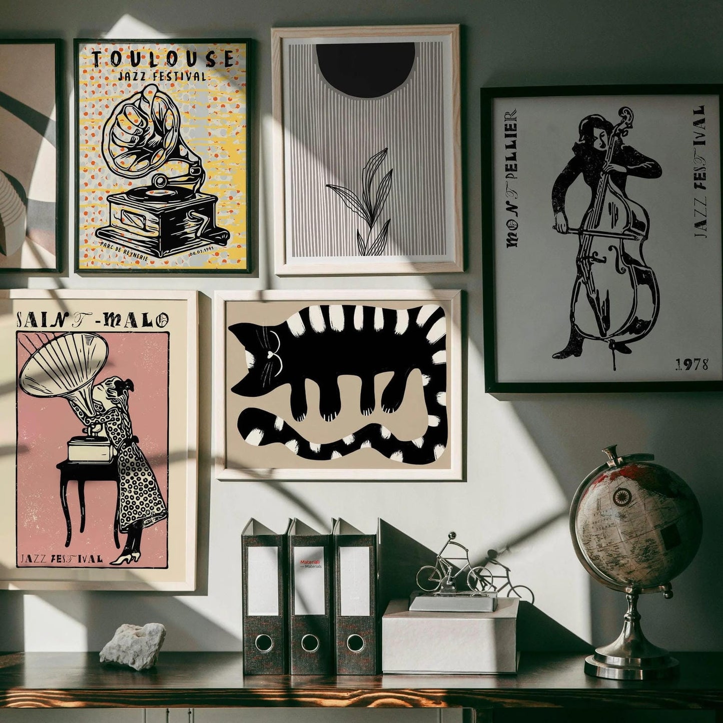 B&W Abstract No.1 Poster - HypeSheriff Europe