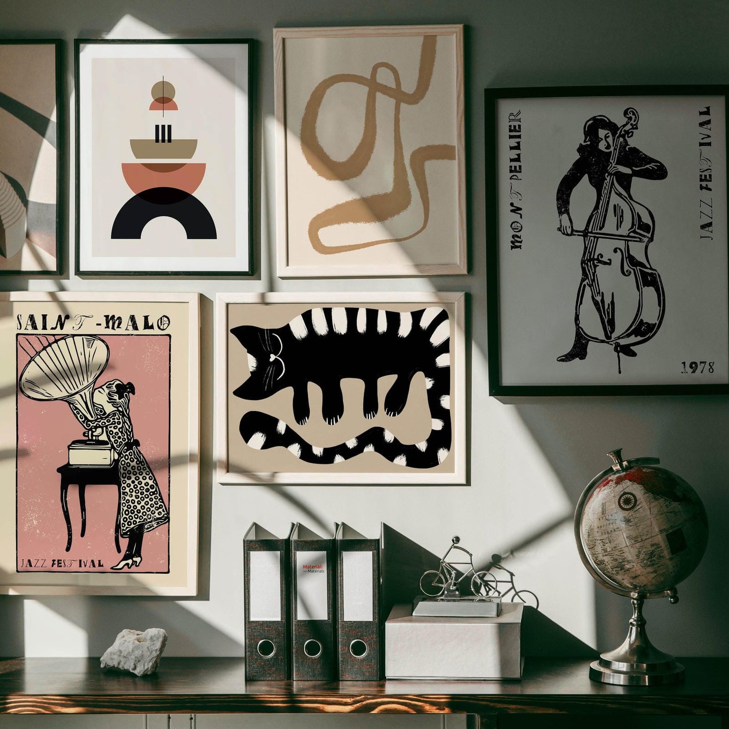 Mid Century Abstract v2 Poster - HypeSheriff Europe