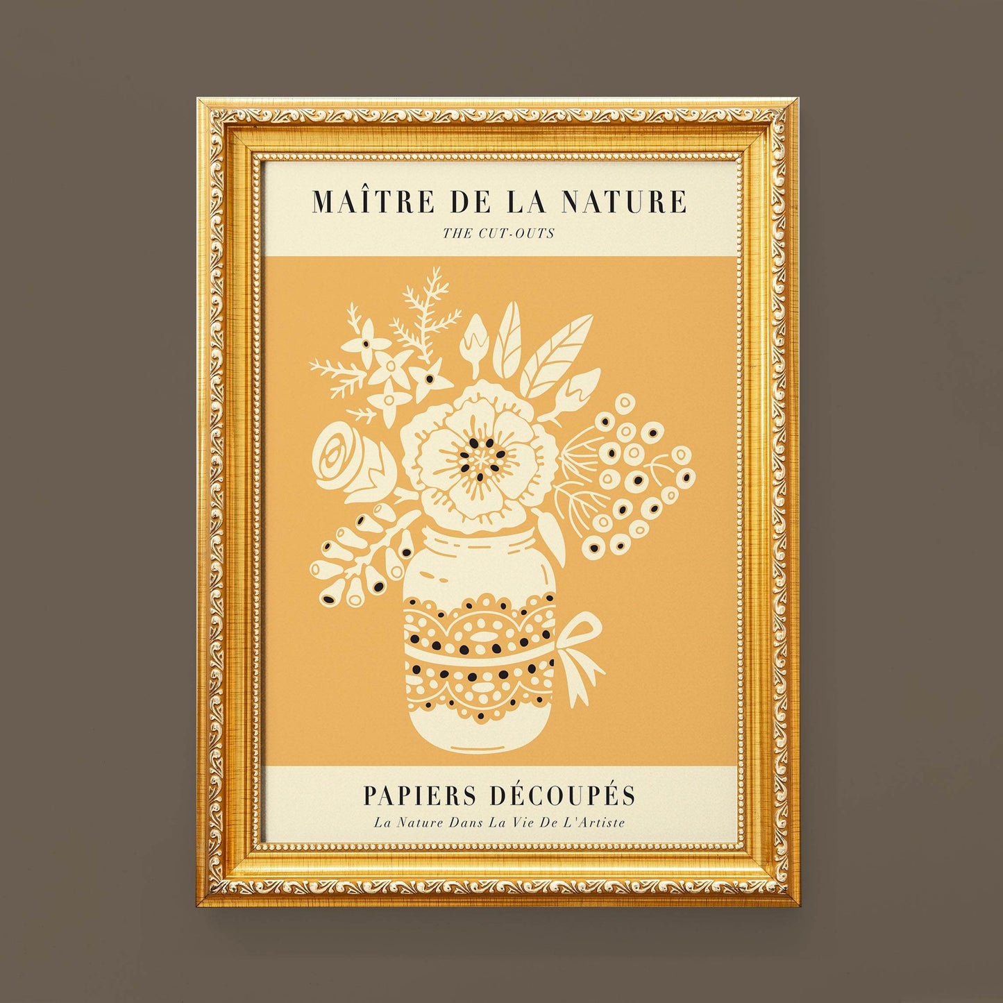 Maitre de la Nature French Poster - HypeSheriff Europe