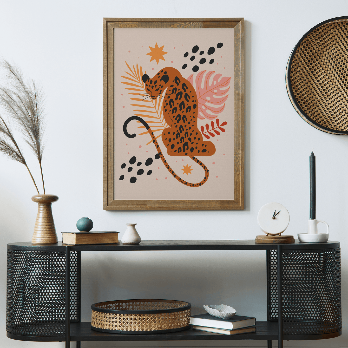 Jungle Cat Artistic Poster - HypeSheriff Europe