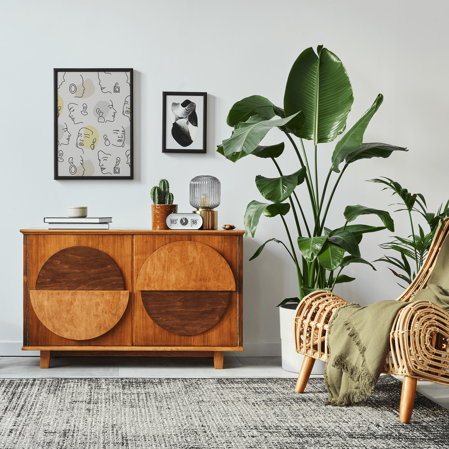 Line Art Faces Print - HypeSheriff Europe