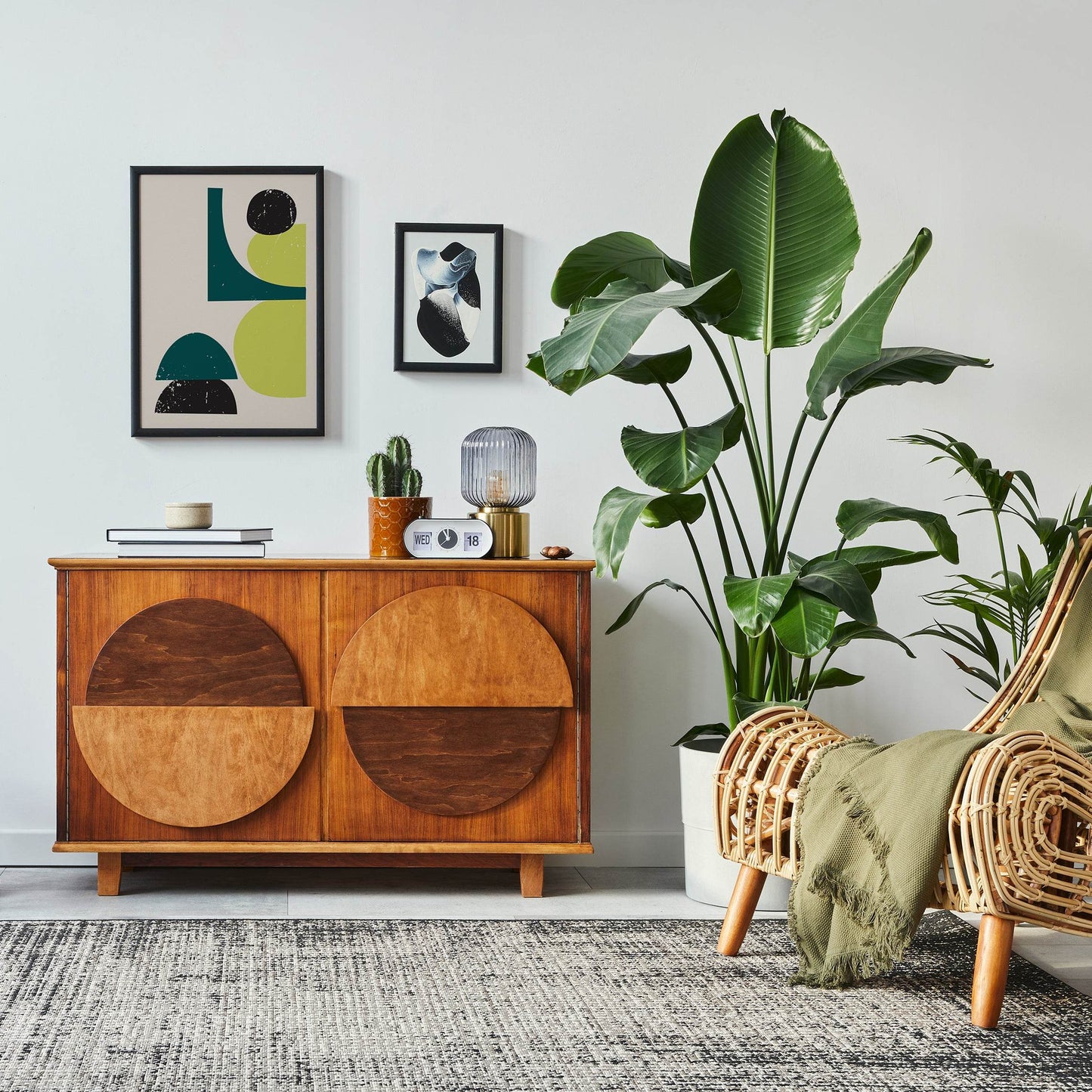 Chartreuse Green Abstract Print - HypeSheriff Europe