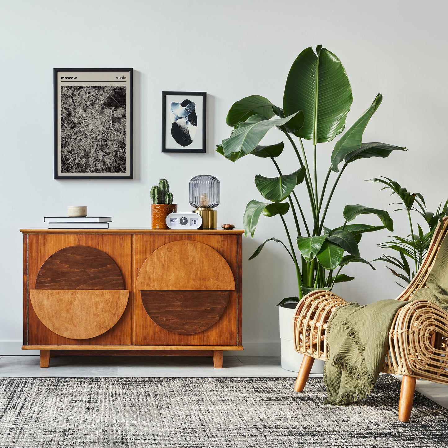 Moscow, Russia - Map Poster