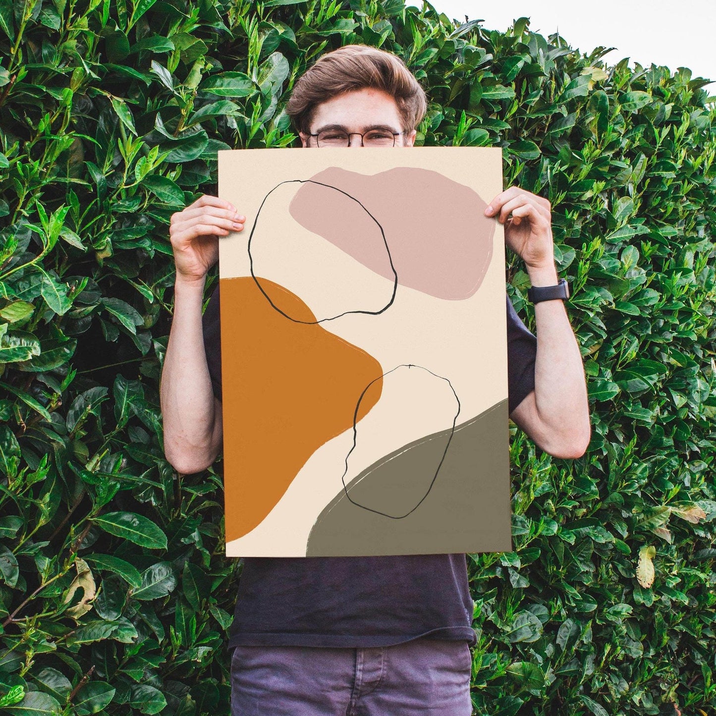 Scandinavian Wall Art Print - Earth Colors Palette - HypeSheriff Europe