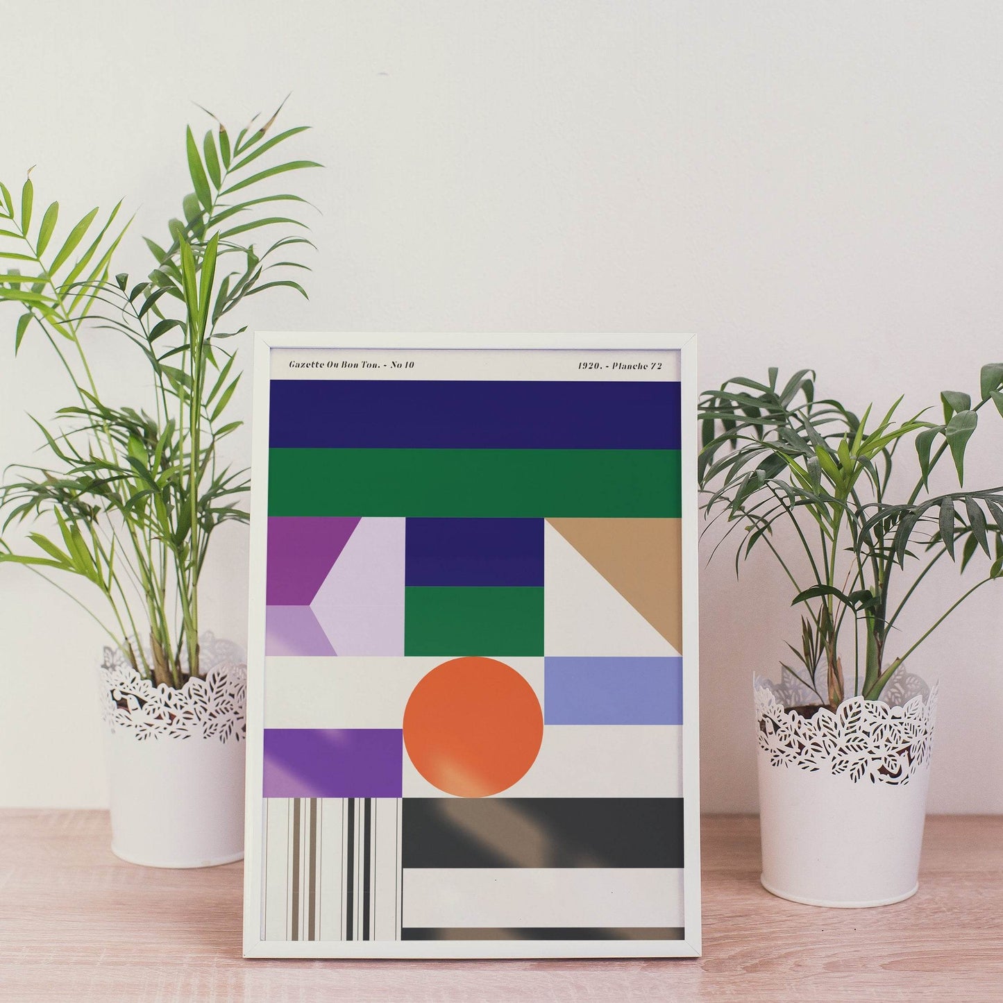 French Geometric Poster - HypeSheriff Europe