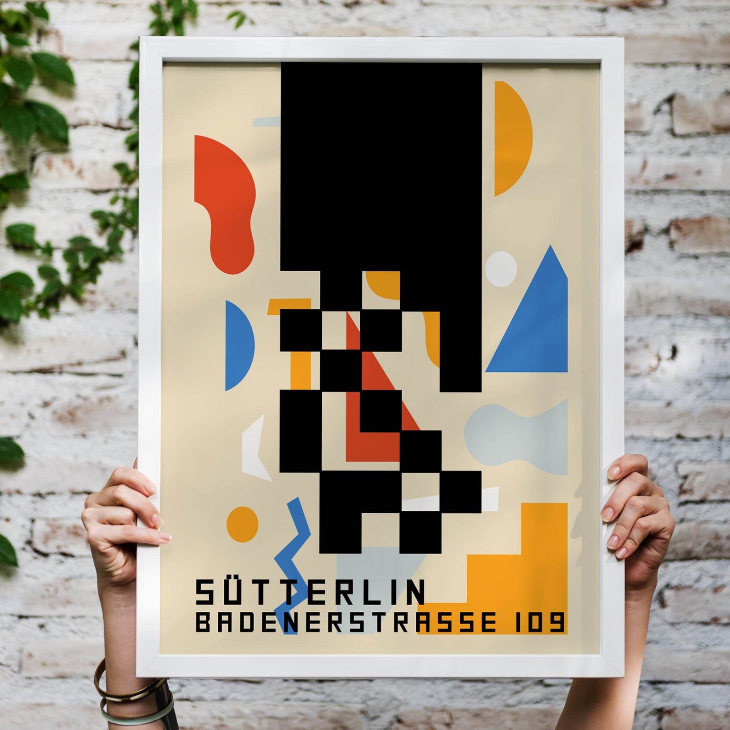 Bauhaus Abstract Poster - HypeSheriff Europe