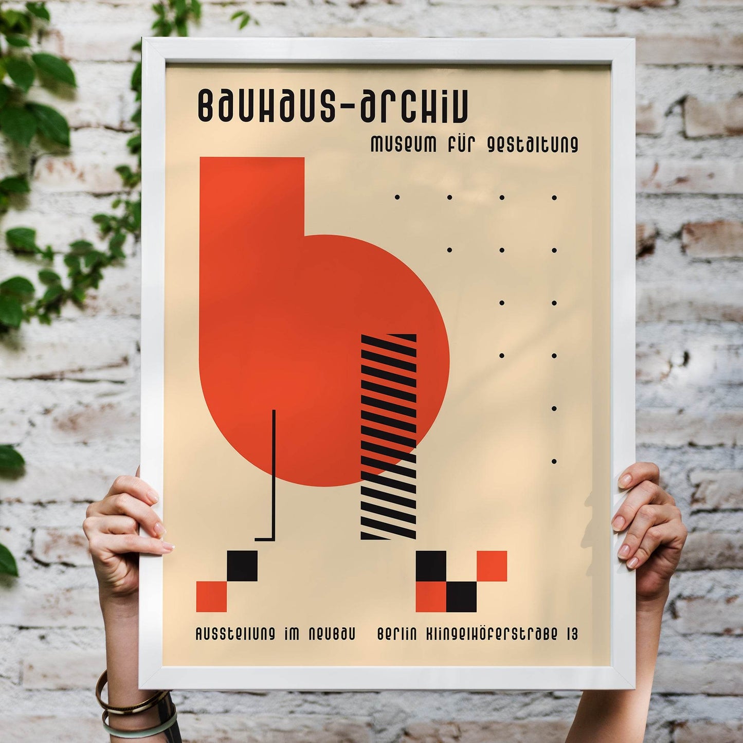 Retro Bauhaus Poster Print - HypeSheriff Europe
