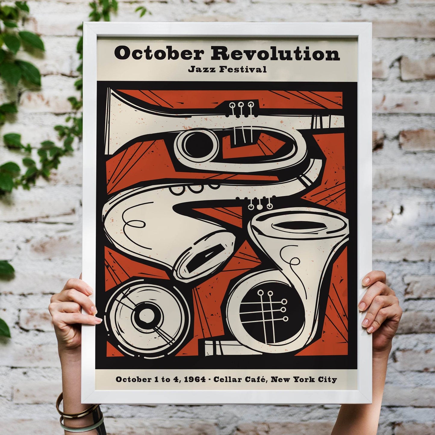 October Revolution Jazz Festival Poster - HypeSheriff Europe