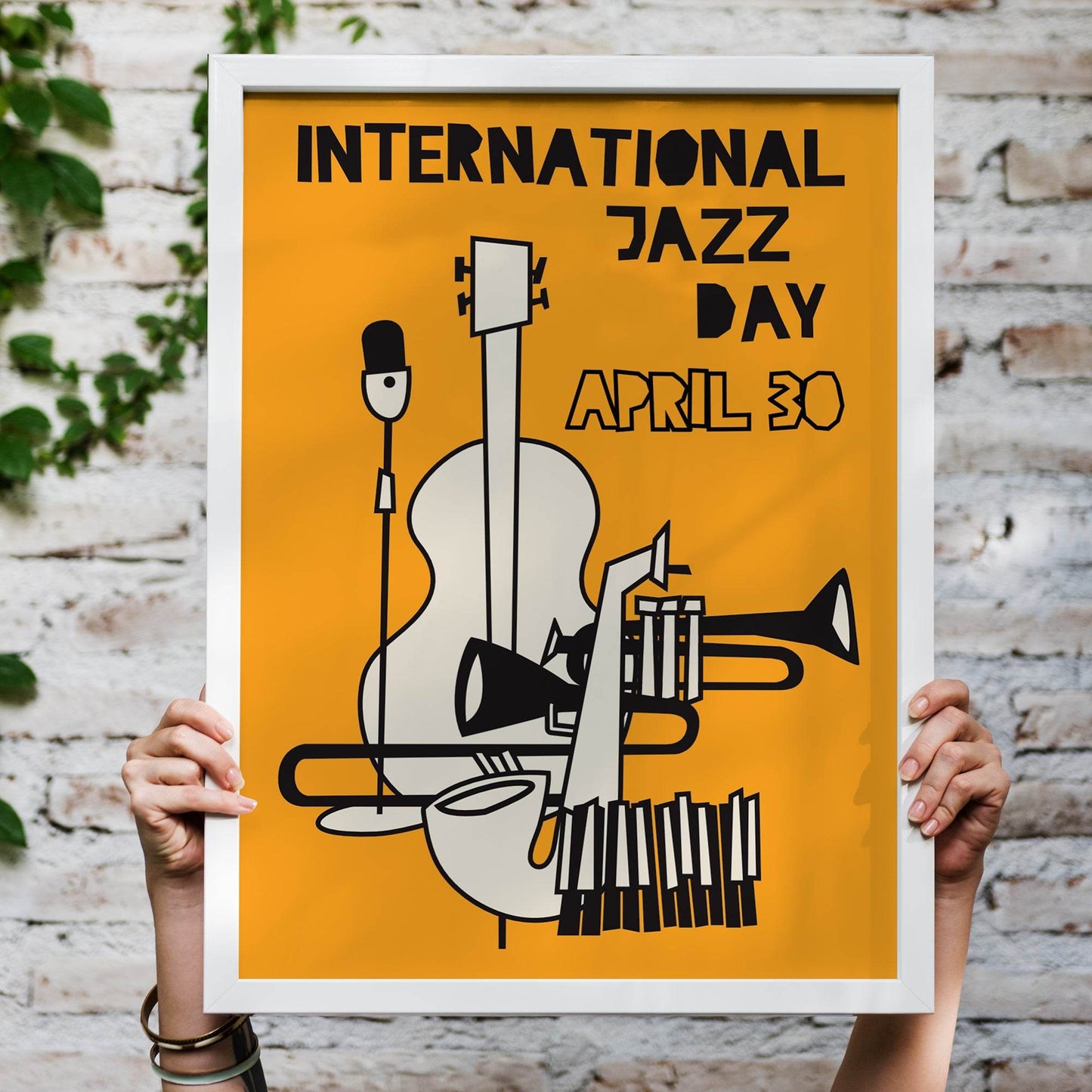 International Jazz Day Poster - HypeSheriff Europe