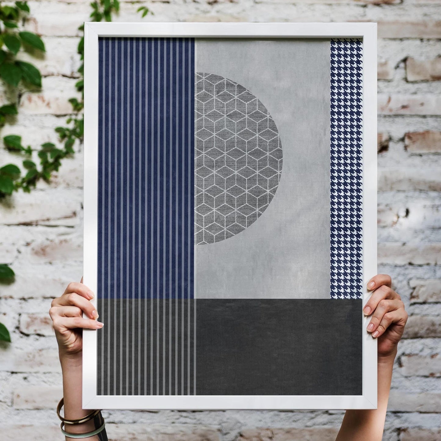 Duty of Fate - Geometric Mid-Century Modern Poster