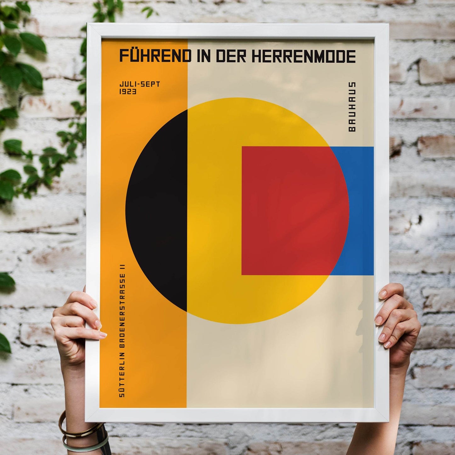 Geometric Shapes Bauhaus Poster - HypeSheriff Europe