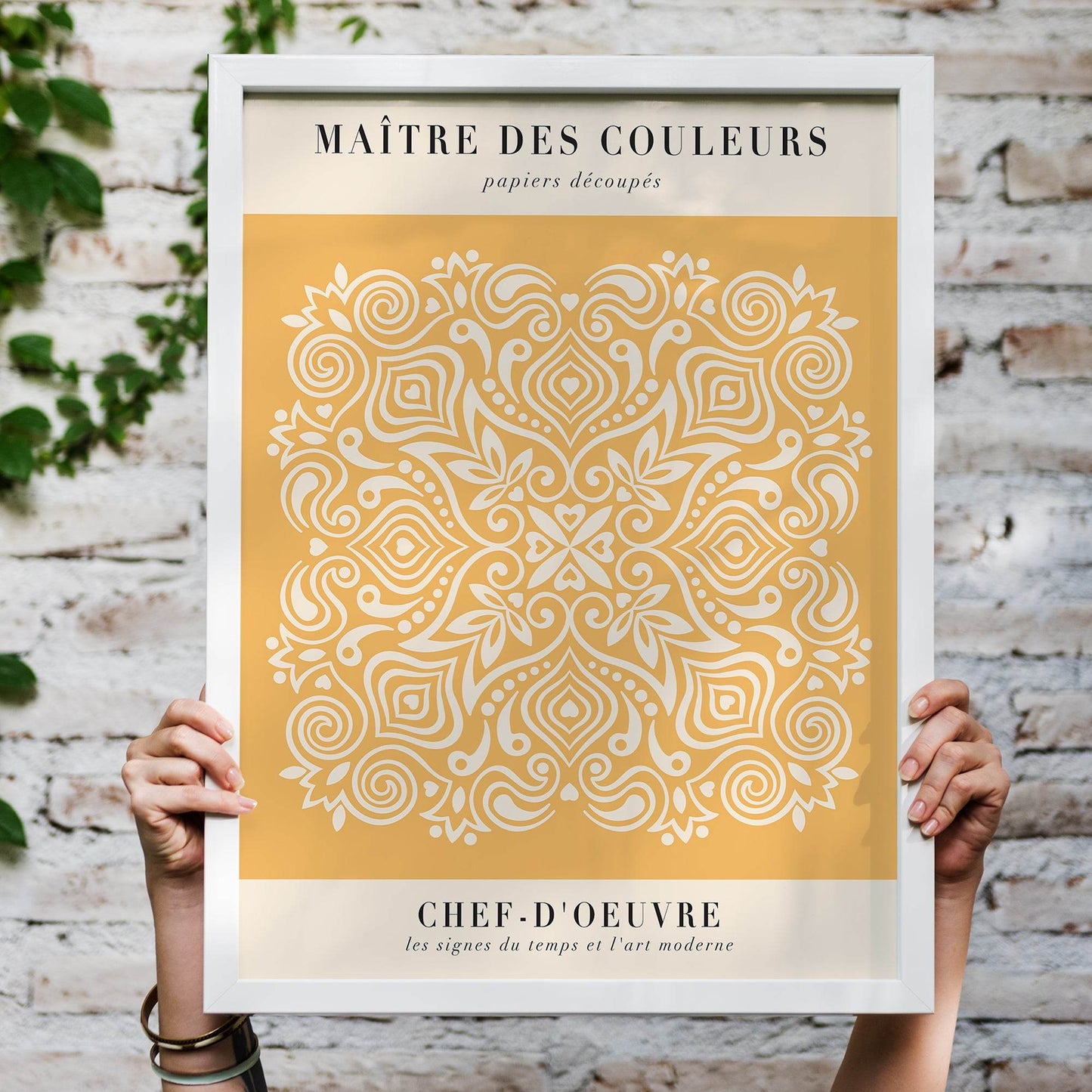 Yellow French Vintage Poster - HypeSheriff Europe