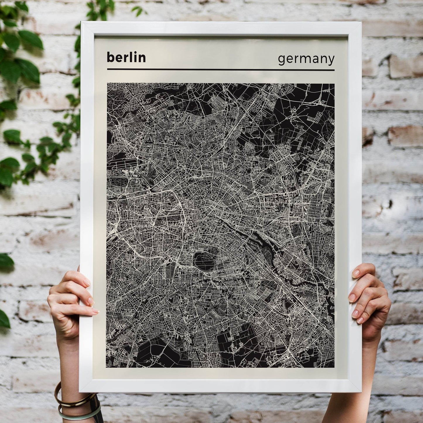 Berlin, Germany Map Poster - HypeSheriff Europe