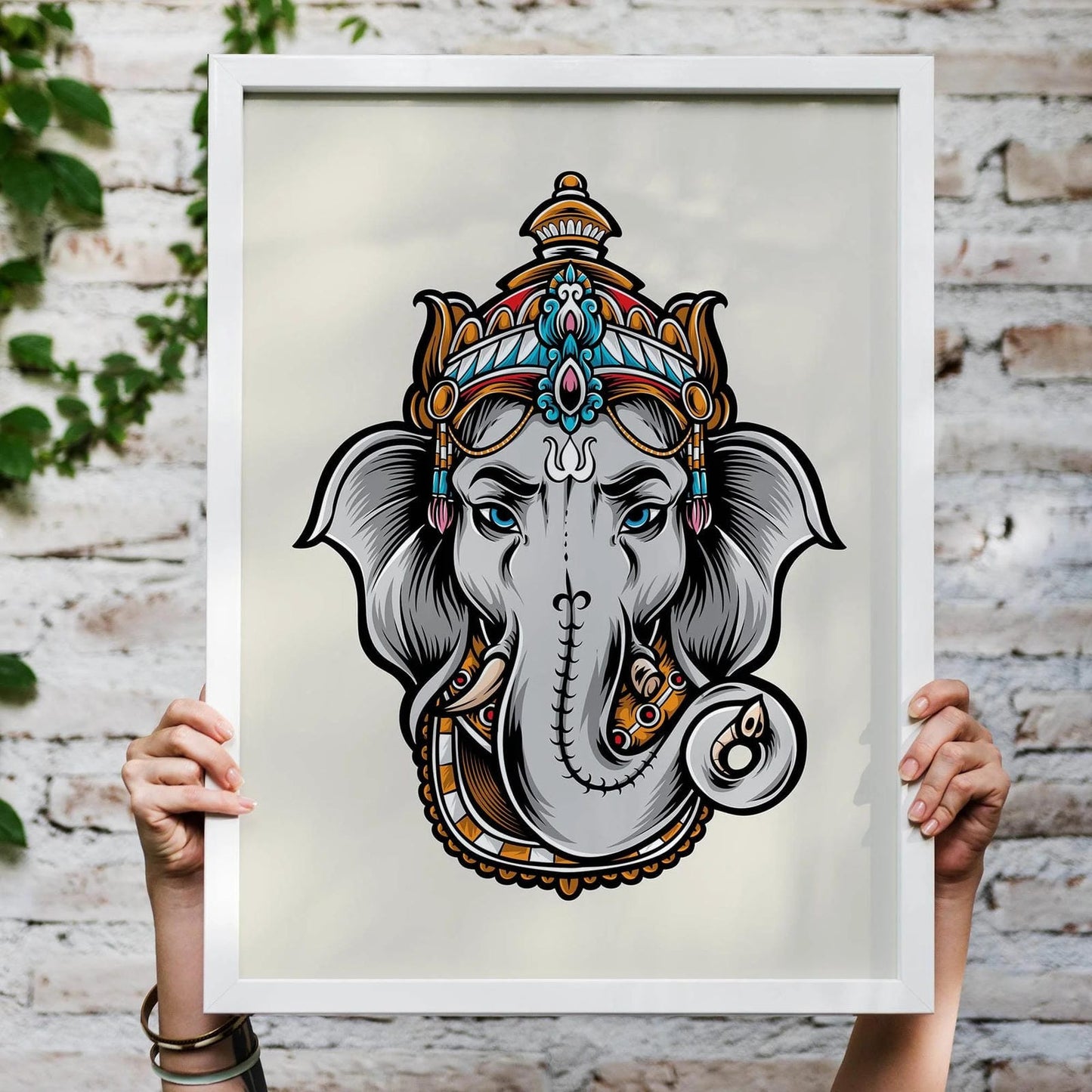 Ganesha Wall Art Print - HypeSheriff Europe