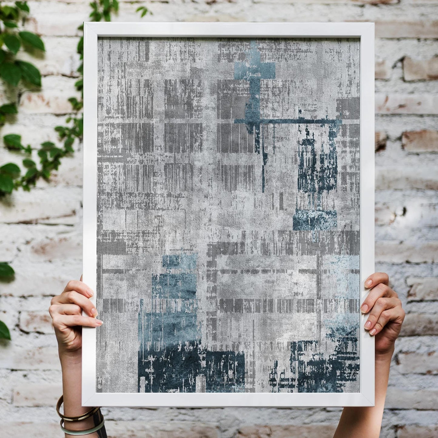 Invisible Weight - Scandinavian Painting Poster