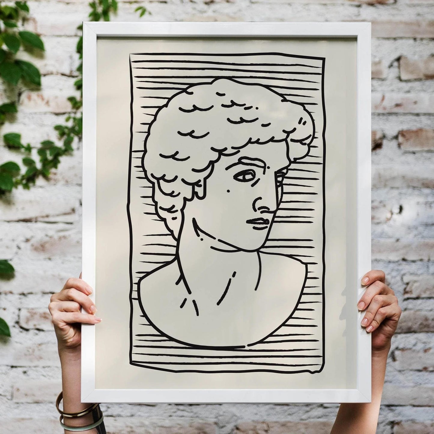 Greek God Illustration Poster - HypeSheriff Europe
