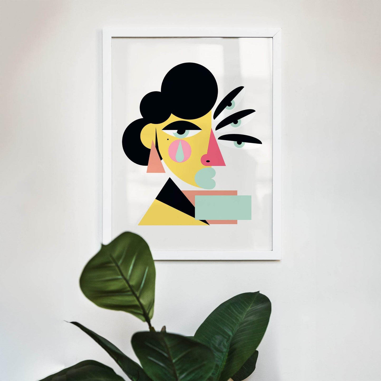 Picasso Inspired Minimal Poster