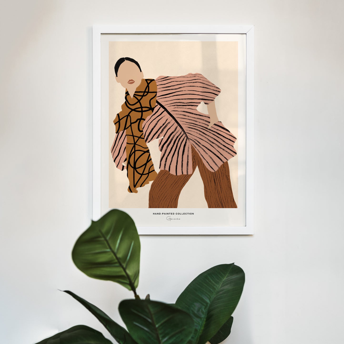 Vogue Inspired Geneviève Fashion Poster