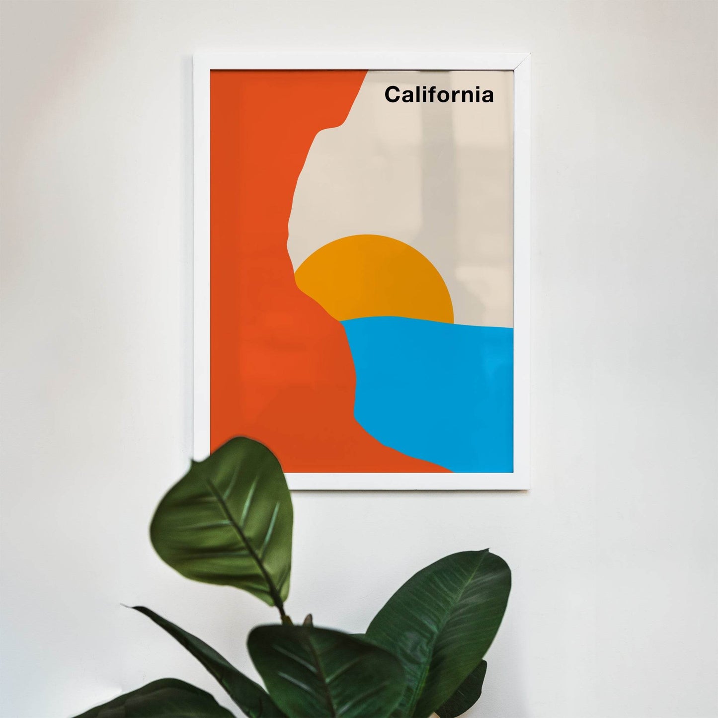 California Illustration Poster - HypeSheriff Europe