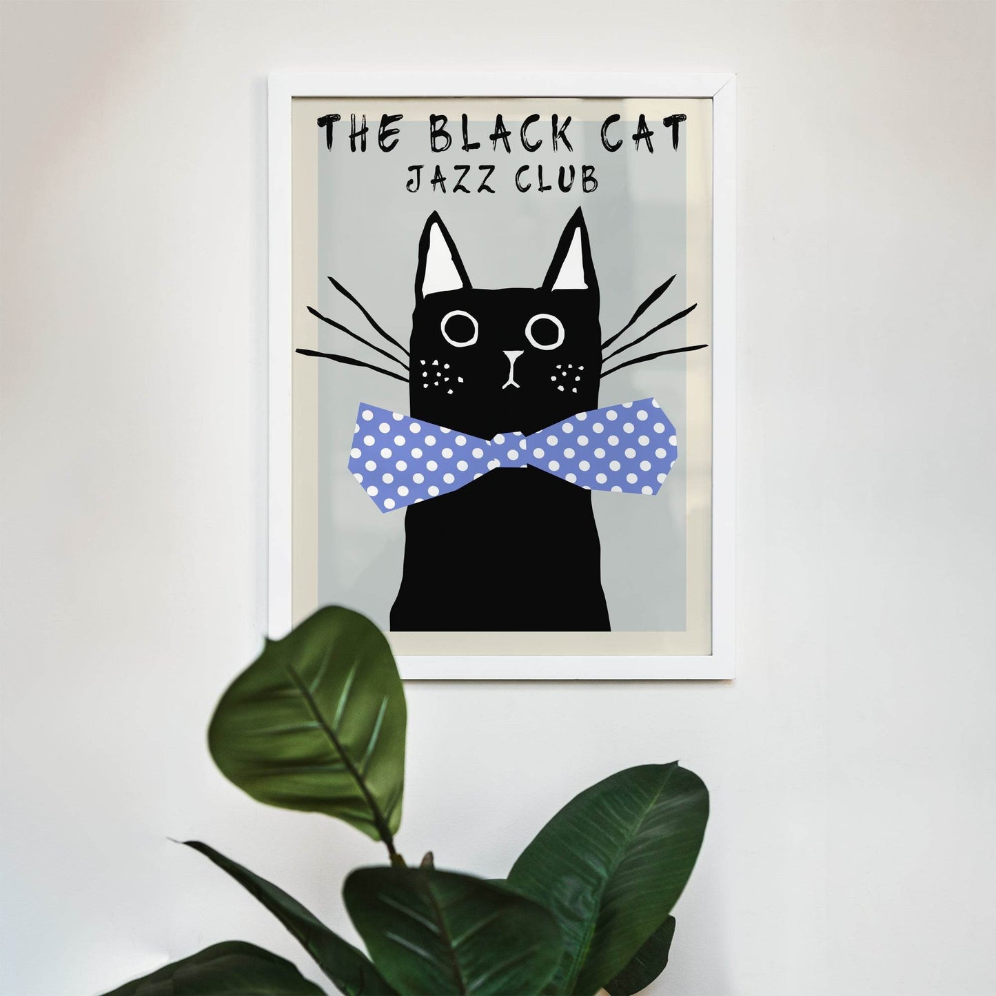 Black Cat - Jazz Club Poster - HypeSheriff Europe