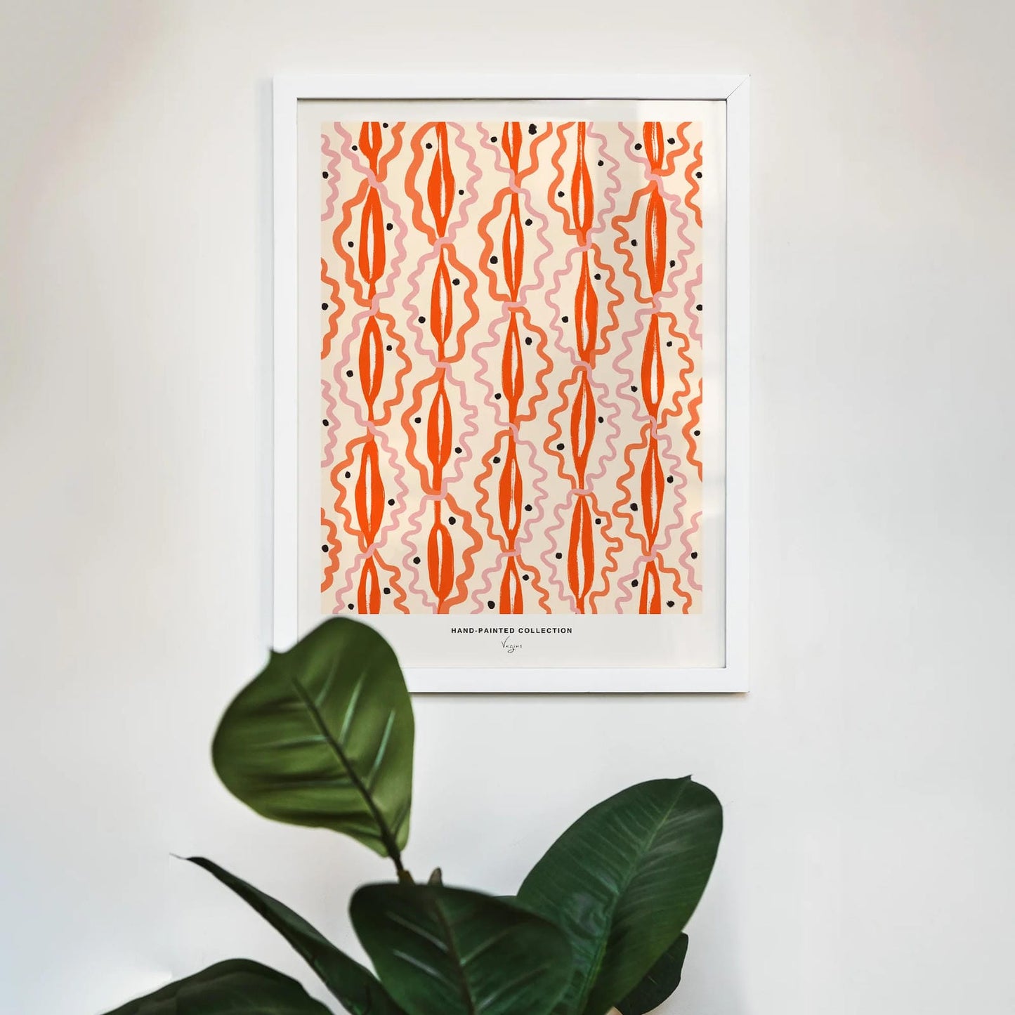 Vaginas, Abstract Poster