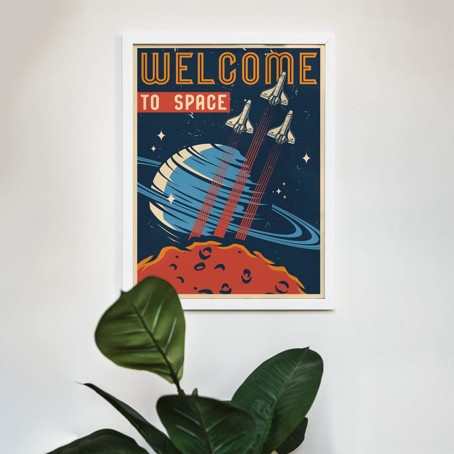 Retro Space Travel Poster - HypeSheriff Europe