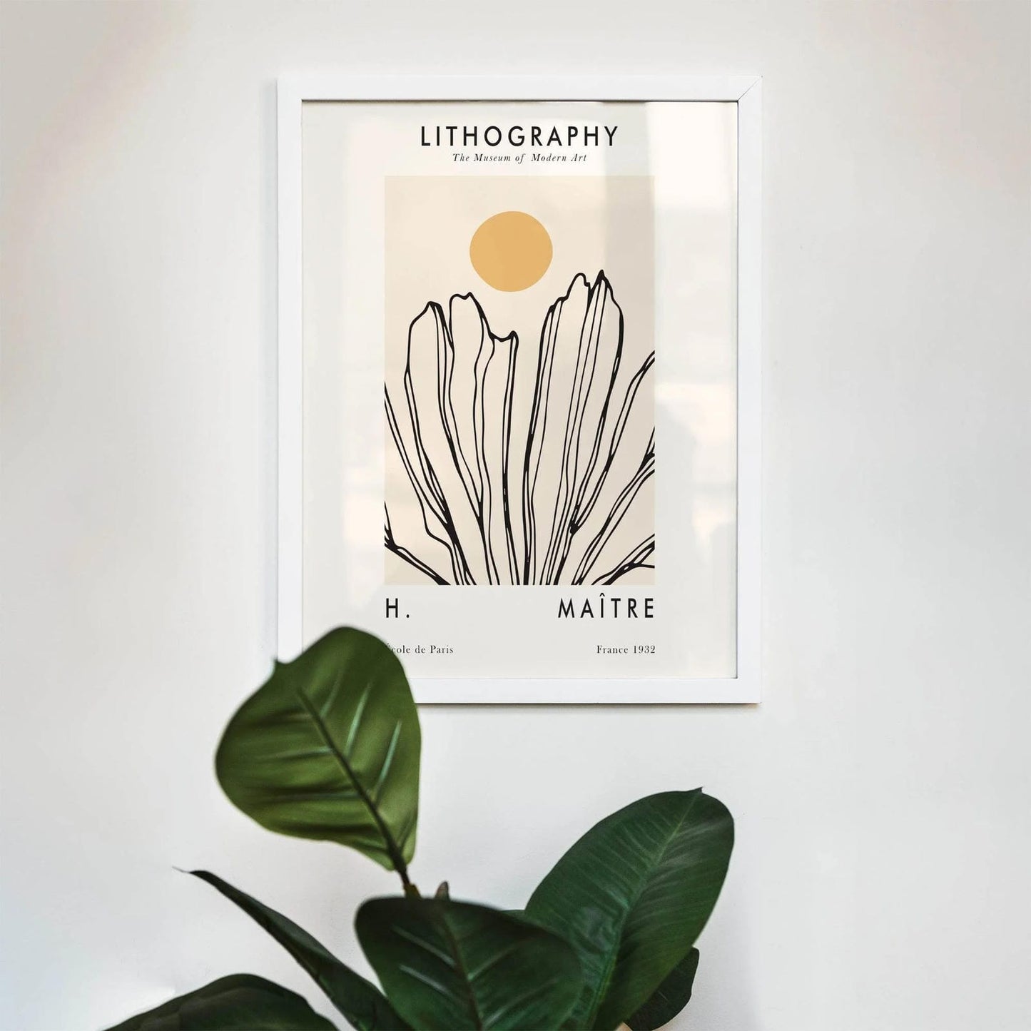 Lithography - Museum of Modern Art Exhibition Poster - HypeSheriff Europe