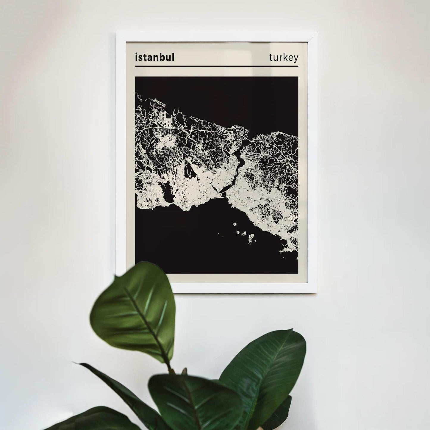 Istanbul, Turkey - City Map Poster