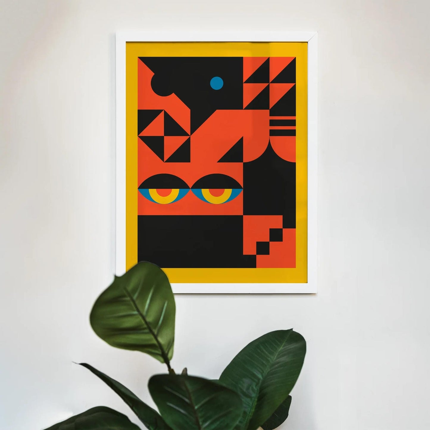 Retro Bauhaus Composition Poster