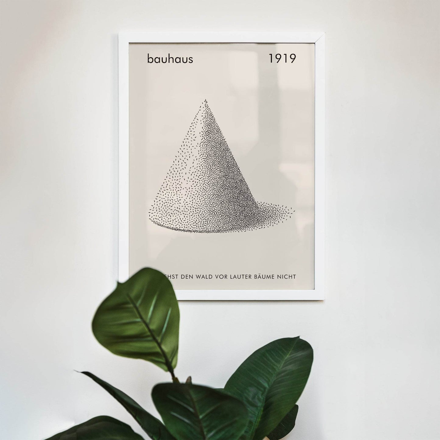 Minimal Black and White Bauhaus Poster - HypeSheriff Europe