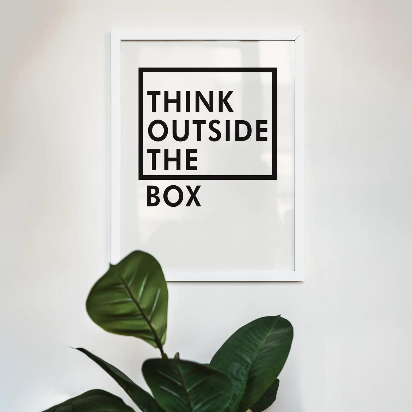 Think Outside The Box Poster