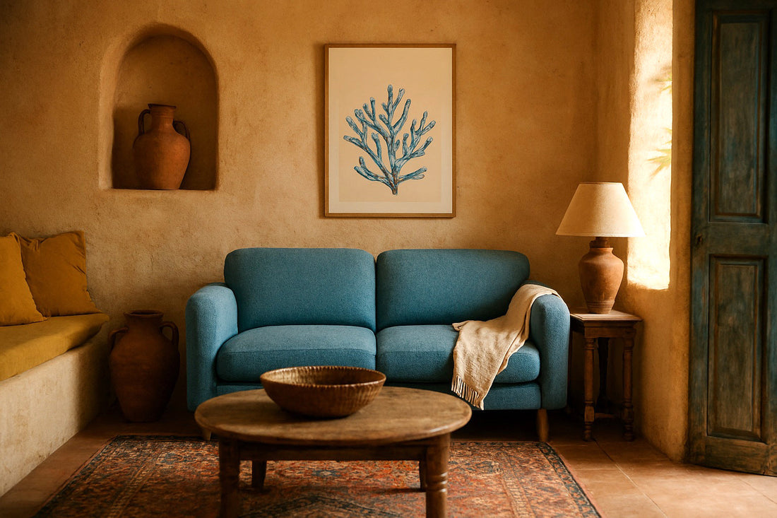 La beauté intemporelle du bleu patiné dans la décoration intérieure