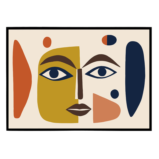 Modern Face Horizontal Art Print