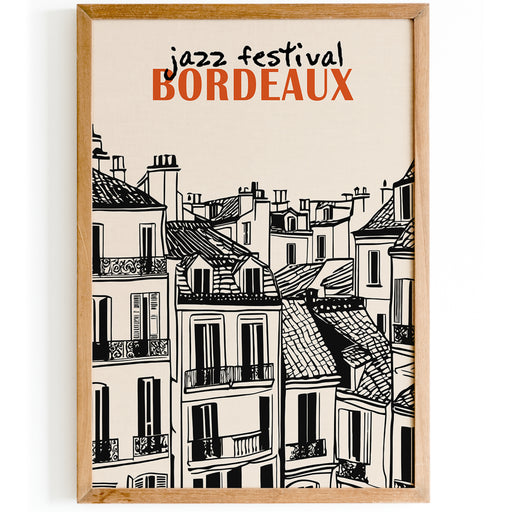 Jazz Festival BORDEAUX Poster