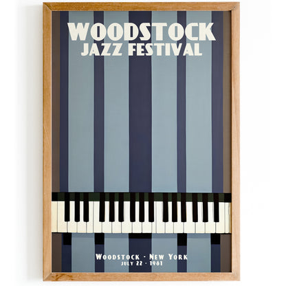 1981 Woodstock Jazz Festival Poster