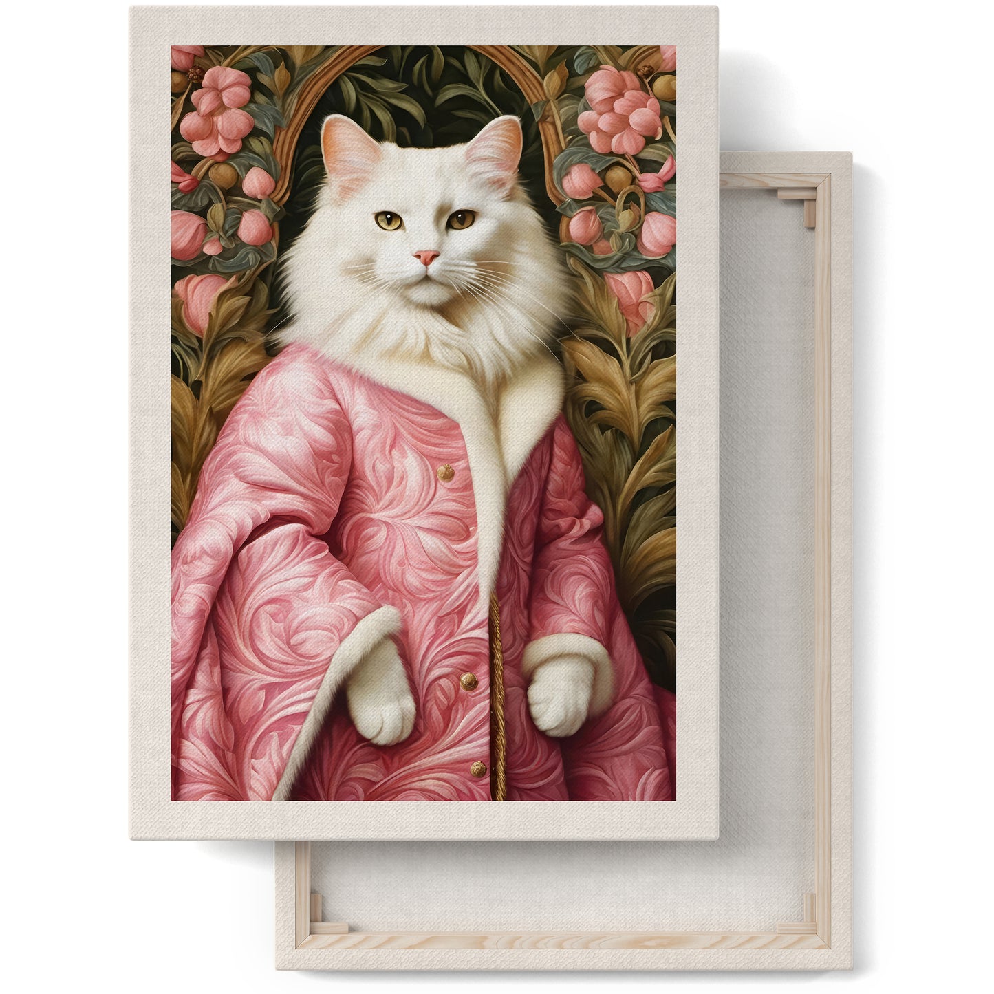 Queen Victoria Cat Canvas Print