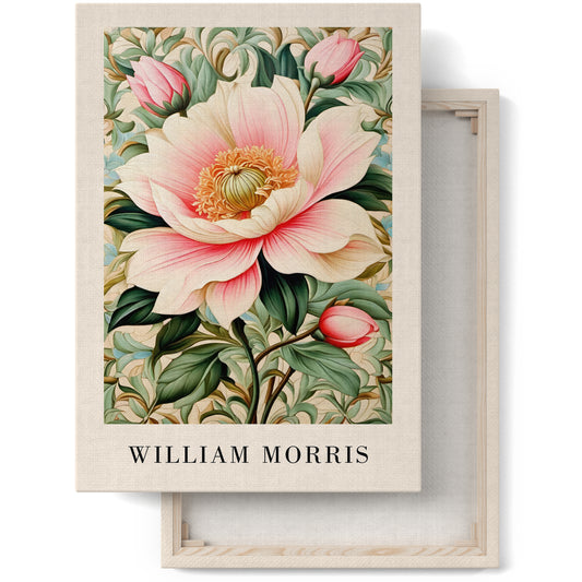 Romantic Flower William Morris Canvas Print