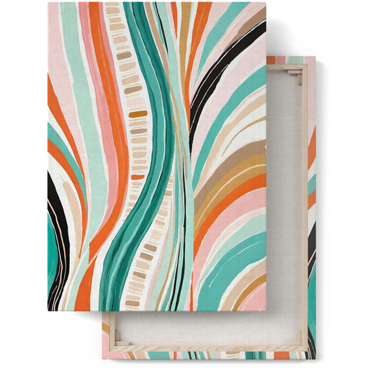 Vibrant Abstract Painting Canvas Print