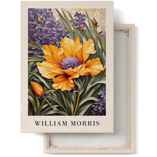 William Morris Floral Canvas Print