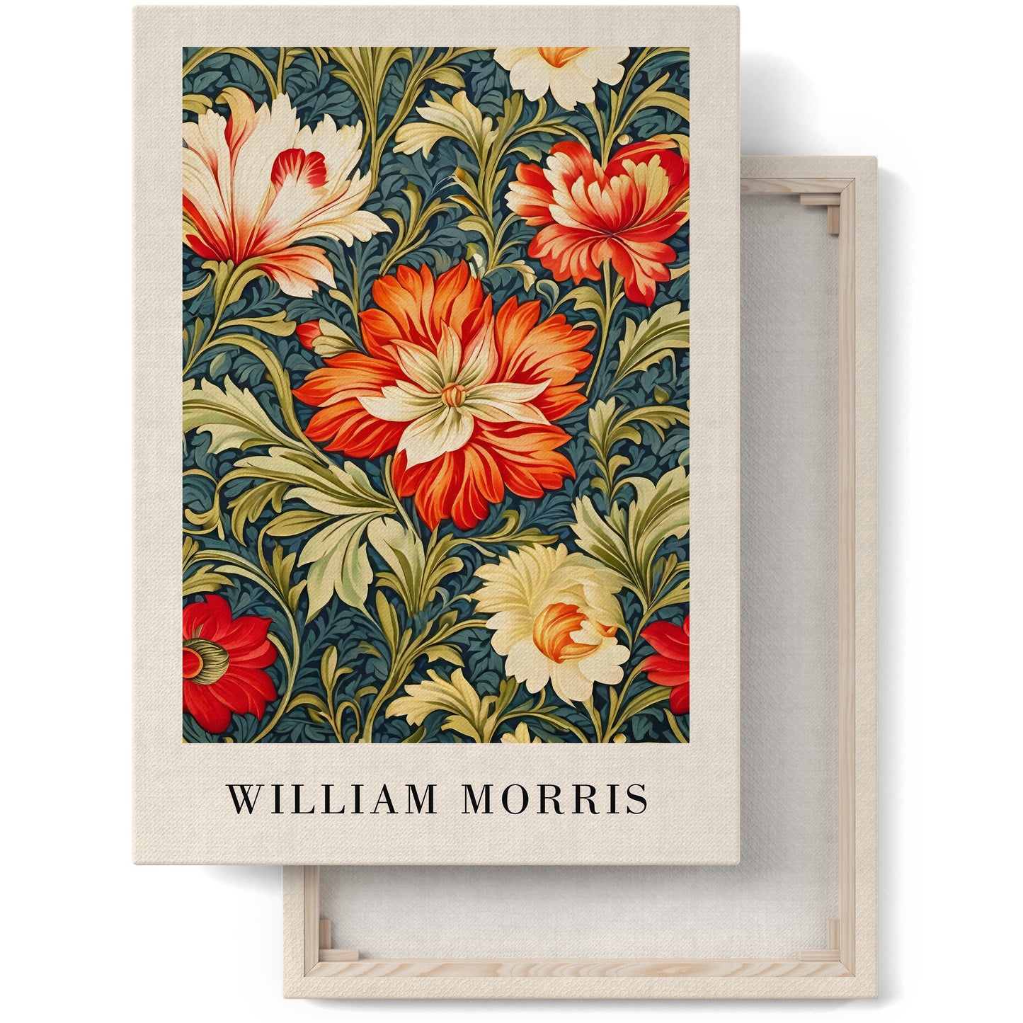 Vintage Nature William Morris Canvas Print