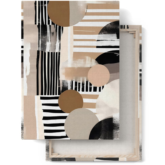 Neutral Tones Abstract Painting for Home Decor