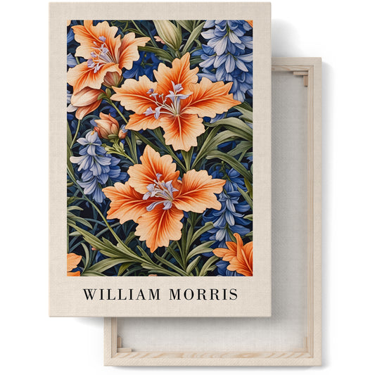 William Morris Botanical Art on Canvas