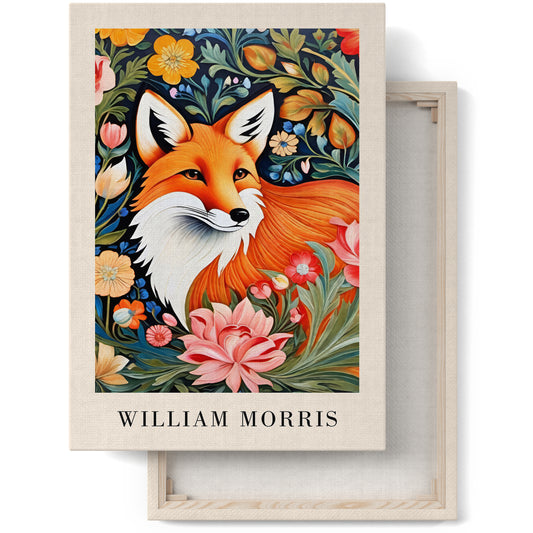 Fauna and Flora William Morris Canvas Print