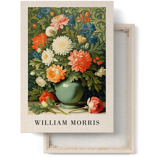 Bouquet of Flowers Morris Canvas Print