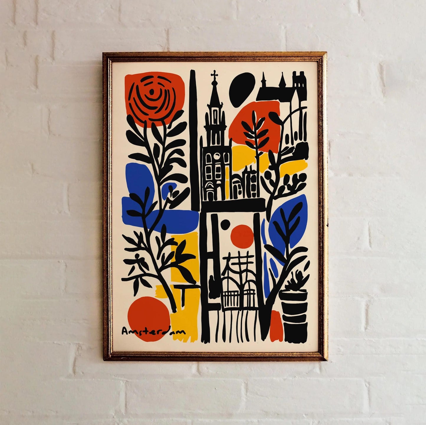 Amsterdam Travel Poster