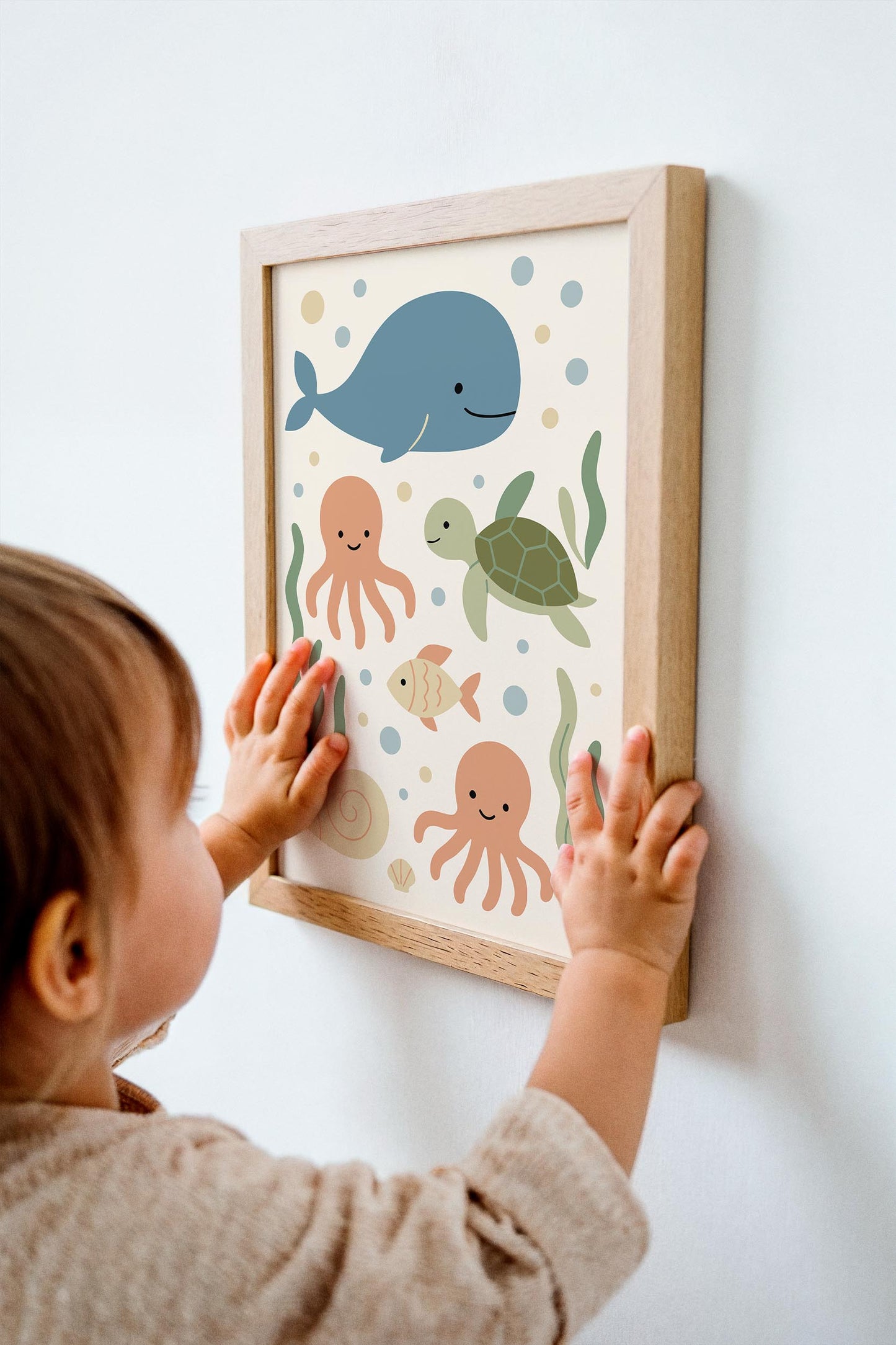 Nautical Animals Poster – Coastal Wall Art
