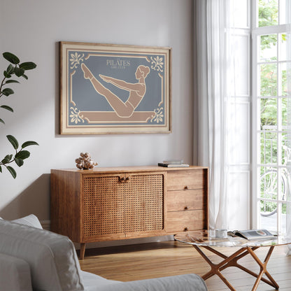 The Pilates Girl Club Poster - Horizontal Sport Wall Art