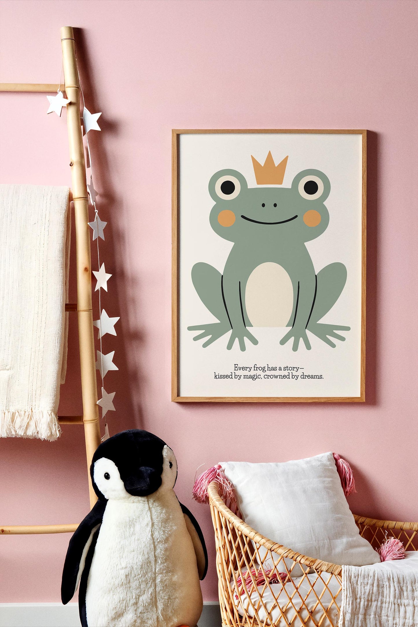 Magical Frog Poster – Kids Room Wall Art