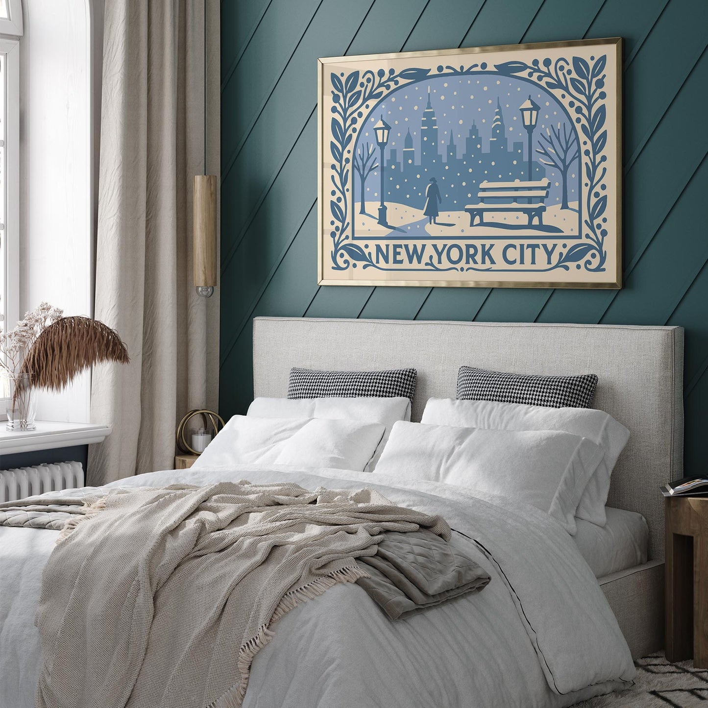 New York City Winter Wall Art Print